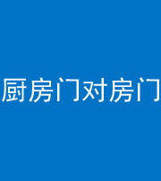宁夏阴阳风水化煞九十五——厨房门对房门